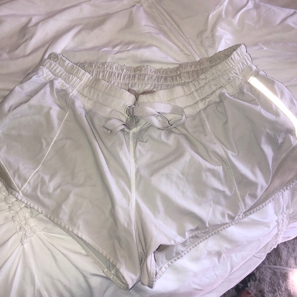 Lulu Lemon white shorts